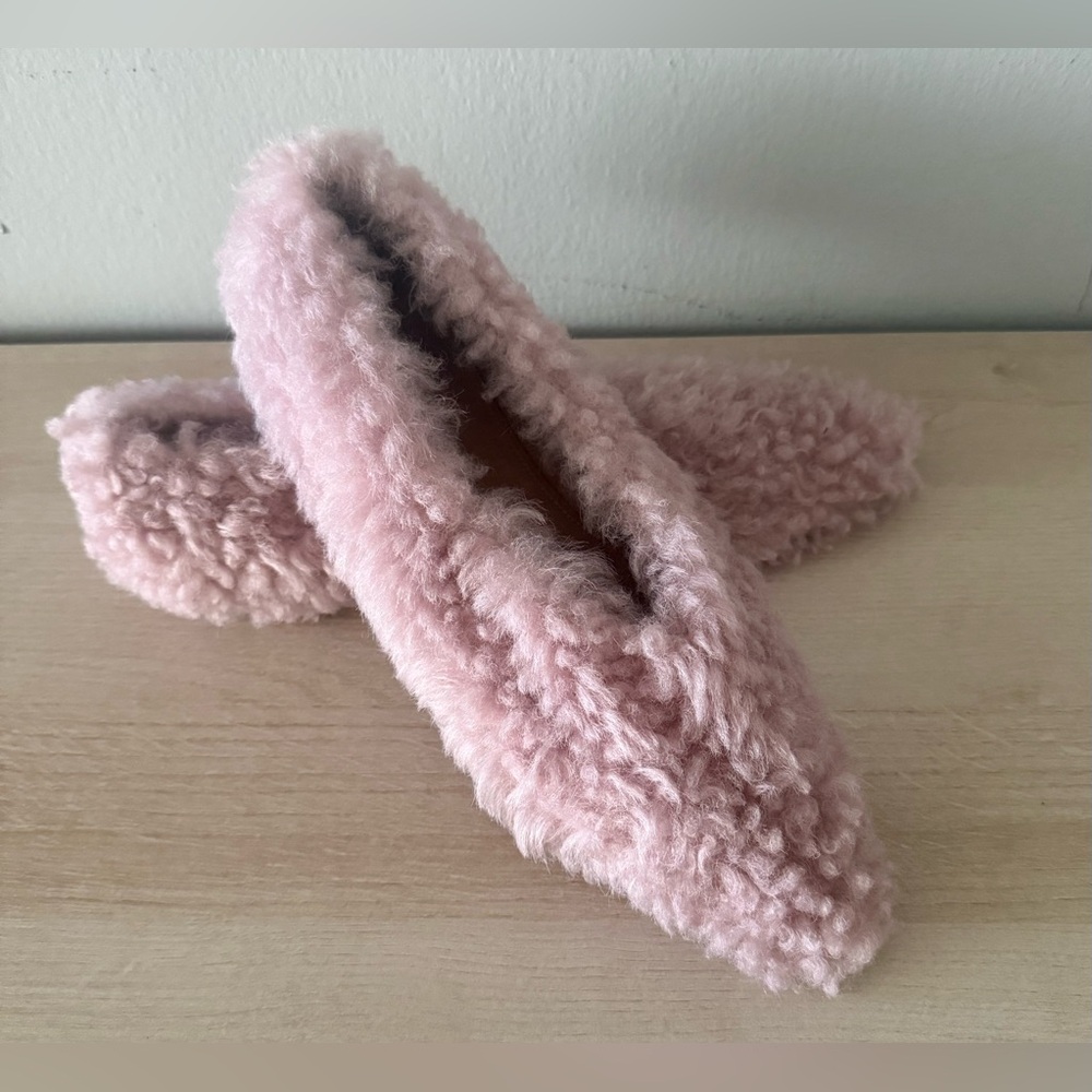 Marni ballet flats, footwear-pink